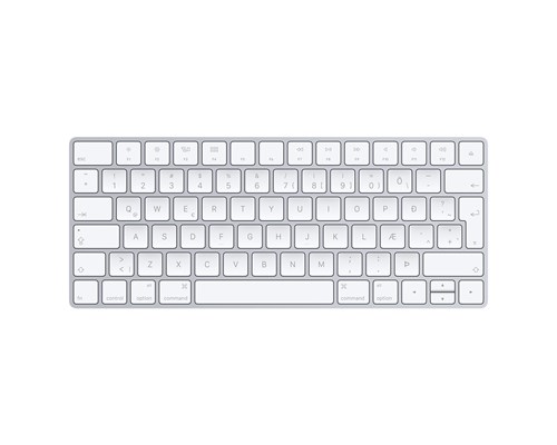 Apple Magic Keyboard Langaton Näppäimistö Norja Hopea, Valkoinen