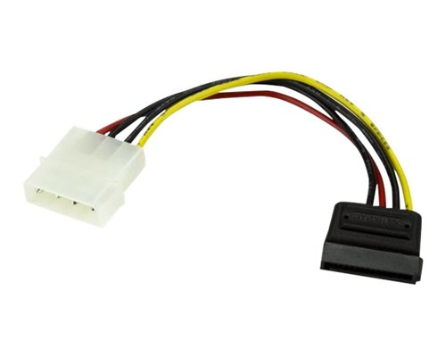 Startech 6in 4 Pin Lp4 To Sata Power Cable Adapter 15-stifts Seriell Ata-ström Hane 4 Pin Intern Effekt Hane