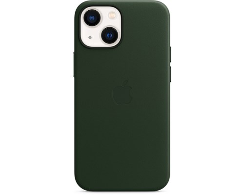 Apple Leather Case With Magsafe Iphone 13 Mini Grön