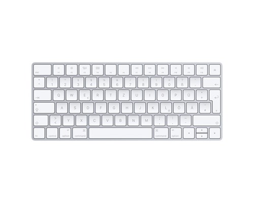 Apple Magic Keyboard Langaton Näppäimistö Saksa Hopea, Valkoinen