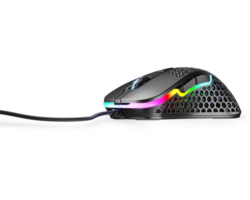 Xtrfy M4 Rgb Gaming Mouse Black 16,000dpi Mus Kabelansluten Svart