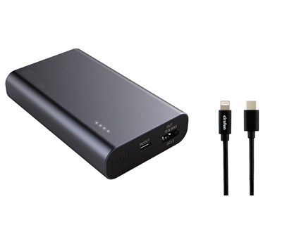 Cirafon Powebank Fast Charger For Iphone 10 000milliampere Hour 3a Svart Dustinhome Se