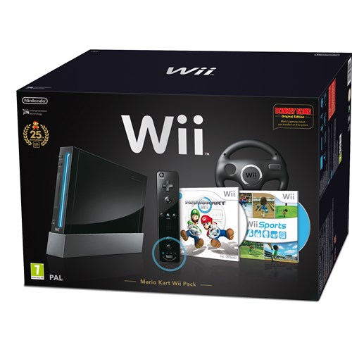 Nintendo Wii Black Limited Edition Mario Kart Wii Pack Dustin Se Nintendo Wii Black Limited Edition Mario Kart Wii Pack Dustin Se