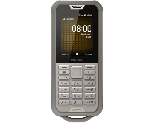 Nokia 800 Tough Dubbelt Sim (sim1 Och Sim2/mikrosd-platser) Sand