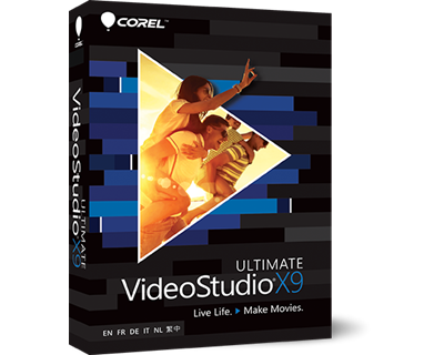 in corel video studio x9 flickering black