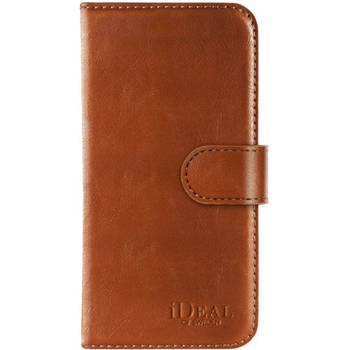 ideal of sweden magnet wallet vikbart fodral for mobiltelefon iphone 6 6s iphone 7 iphone 8 iphone se 2020 brun